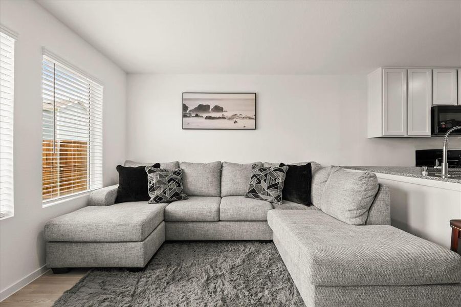 Furnished interior view inside a new home in Foree Ranch: Wellton Collection, Providence Village (Image 14).