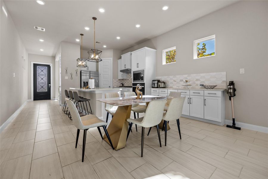 Furnished interior view inside a new home in , Houston (Image 33).