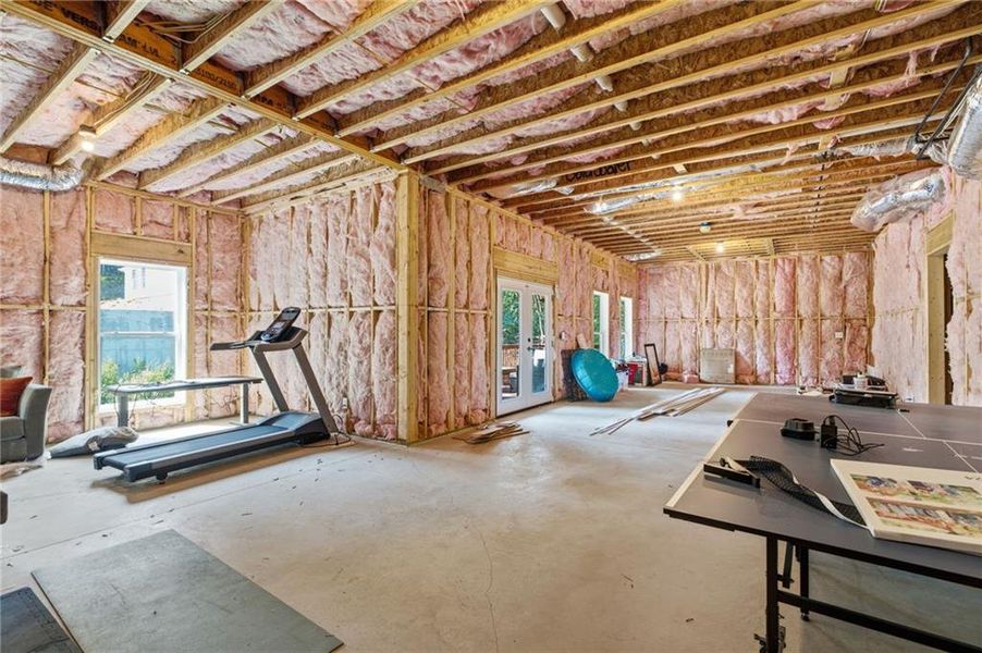 In-progress construction of a new home in , Cumming, GA (Image 43).