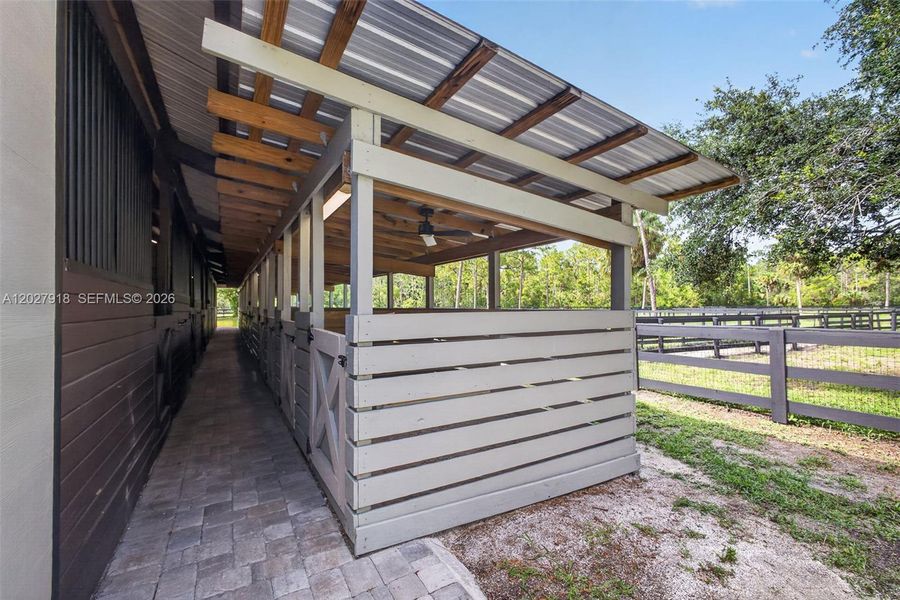 Exterior details and patio area of a home in , Palm Beach Gardens (Image 49).