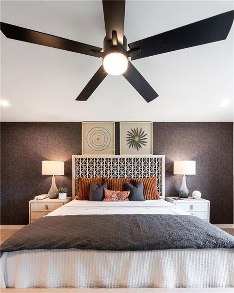 Furnished interior view inside a new home in Crossvine Estates, Braselton (Image 31). Furnished interior view inside a new home in Crossvine Estates, Braselton (Image 31).