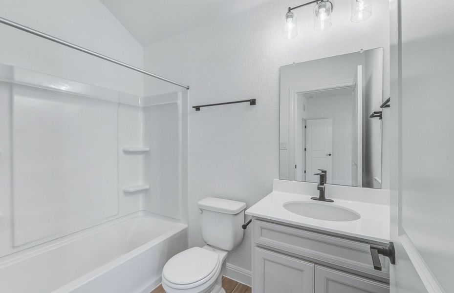 Furnished interior view inside a new home in Santa Rita Ranch, Liberty Hill (Image 14).