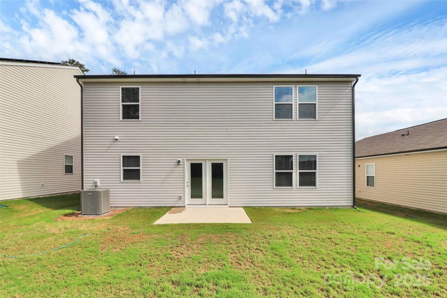 Front exterior of a new home in Sunbriar, Charlotte, NC, highlighting curb appeal (Image 17).