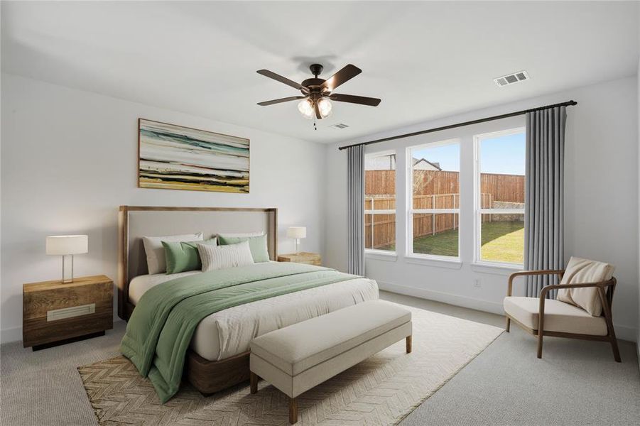 Furnished interior view inside a new home in Talon Hills, Fort Worth (Image 7). Furnished interior view inside a new home in Talon Hills, Fort Worth (Image 7).