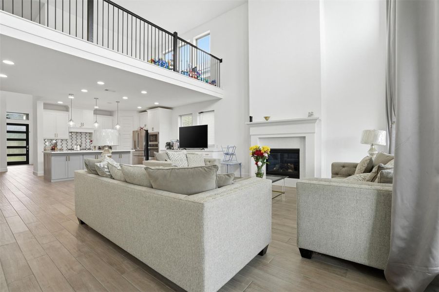 Furnished interior view inside a new home in Elyson, Katy (Image 9).