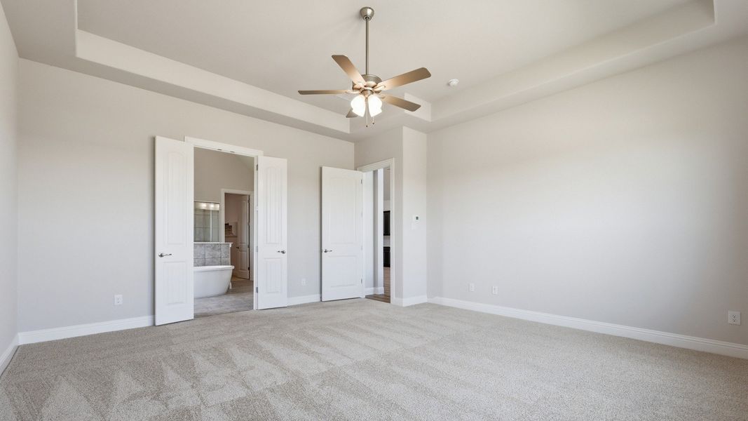 Furnished interior view inside a new home in Green Meadows Classic, Celina (Image 29). Furnished interior view inside a new home in Green Meadows Classic, Celina (Image 29).