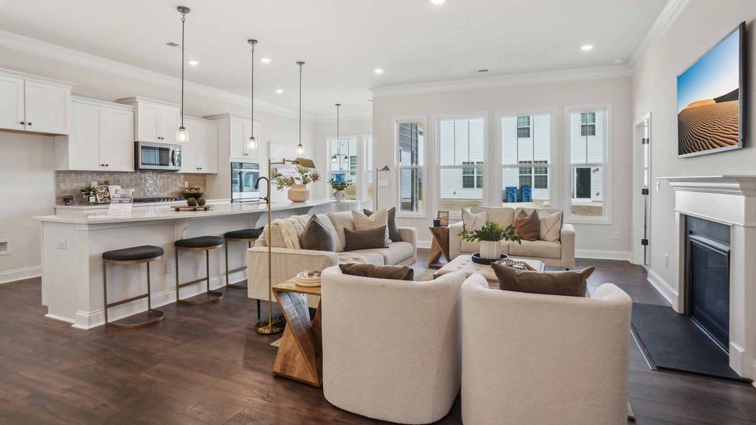 Furnished interior view inside a new home in Laurelbrook, Sherrills Ford (Image 10).