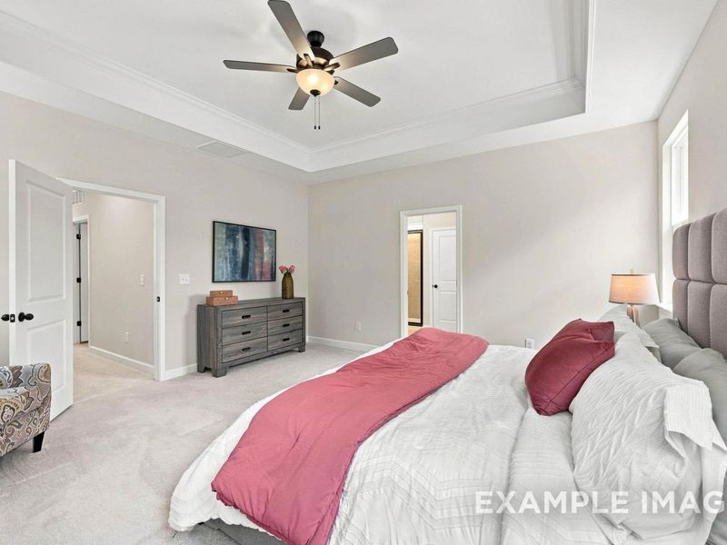 Furnished interior view inside a new home in Forestville Yard, Knightdale (Image 24).