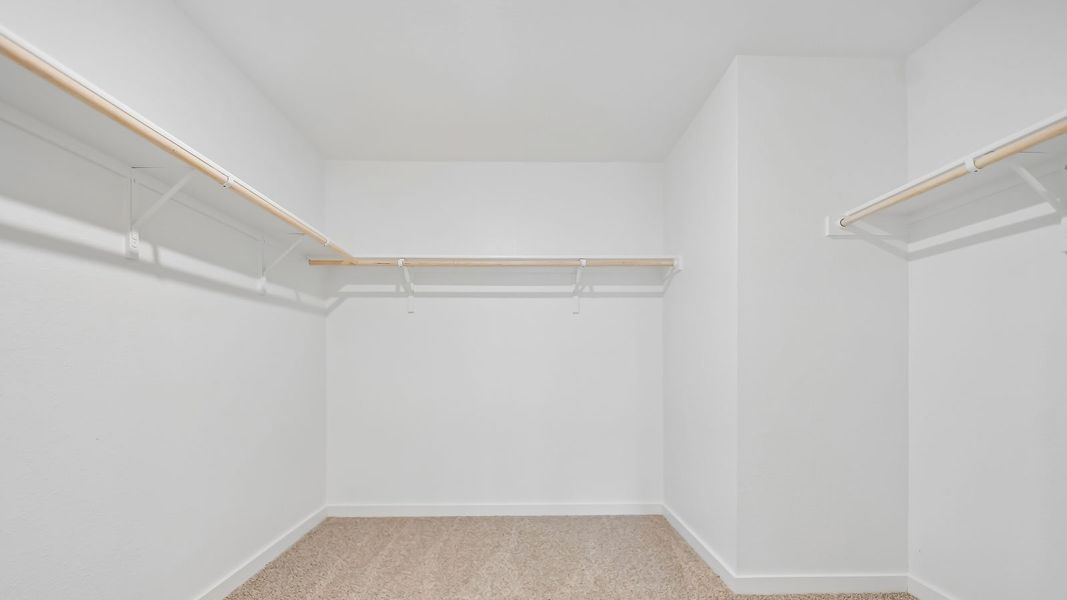 Spacious, unfurnished interior of a new home in Trails at Wildhorse, Austin (Image 27).