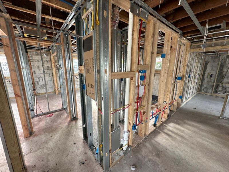 In-progress construction of a new home in , Pompano Beach, FL (Image 16).