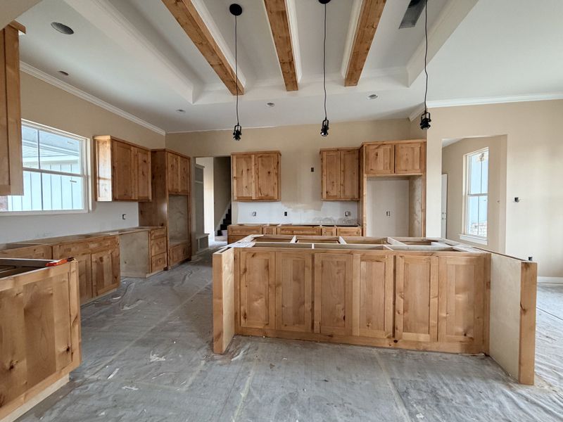 In-progress construction of a new home in Oak Water Ranch, Granbury, TX (Image 11).