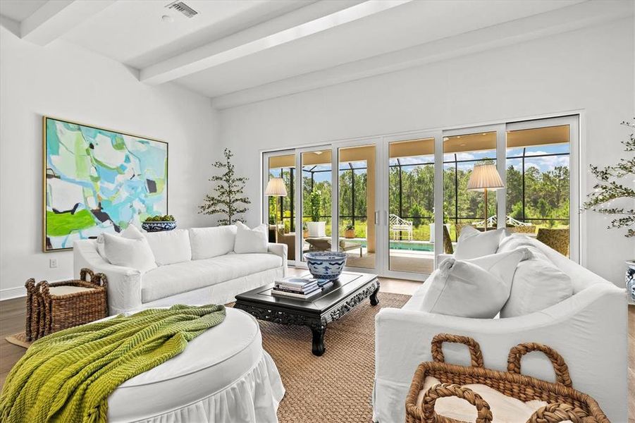 Furnished interior view inside a new home in Crosswind Ranch, Parrish (Image 19).