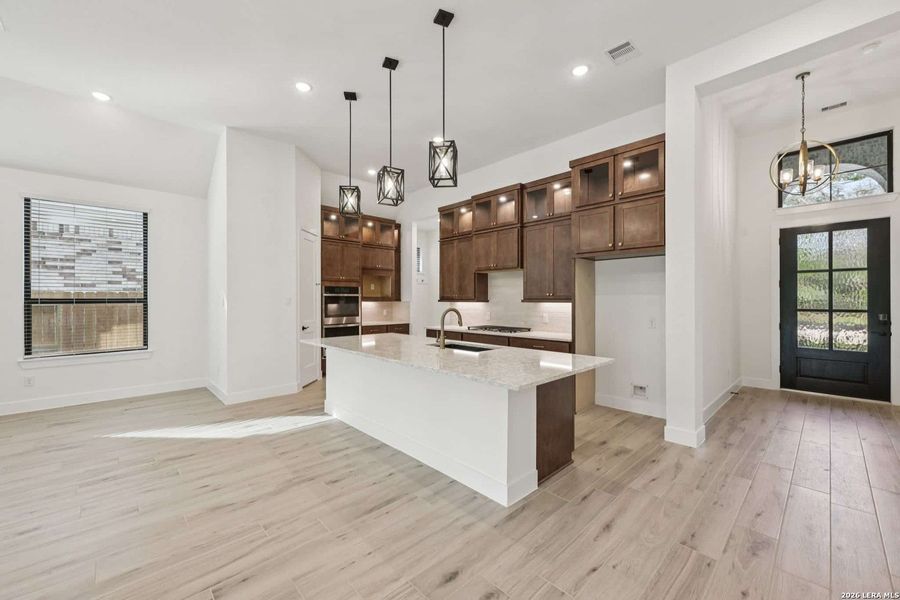 Furnished interior view inside a new home in Alsatian Oaks, Castroville (Image 4). Furnished interior view inside a new home in Alsatian Oaks, Castroville (Image 4).