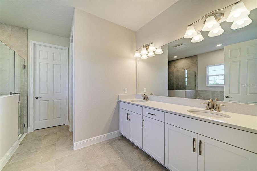 Furnished interior view inside a new home in Pasadena Woods, Wesley Chapel (Image 15).