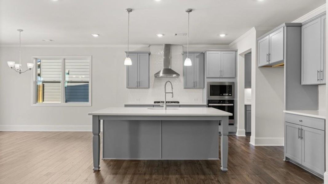 Furnished interior view inside a new home in Hamptons at Riverwood East, Dallas (Image 6).