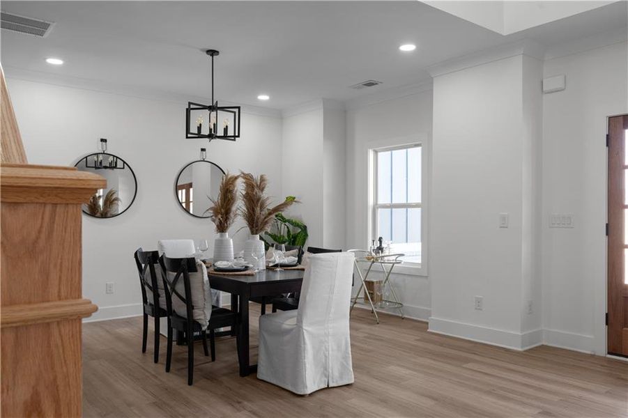 Furnished interior view inside a new home in , Social Circle (Image 33).