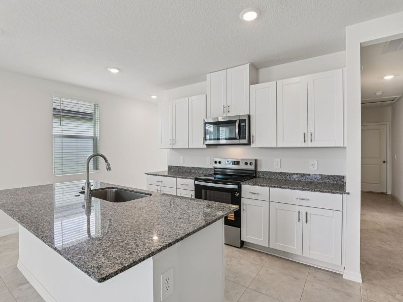 Furnished interior view inside a new home in Hamilton Bluff - Classic Series, Haines City (Image 4).