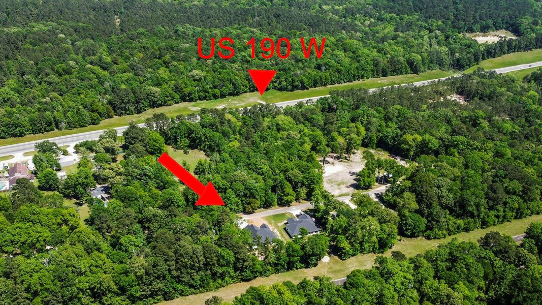 Easy access to Hwy 190