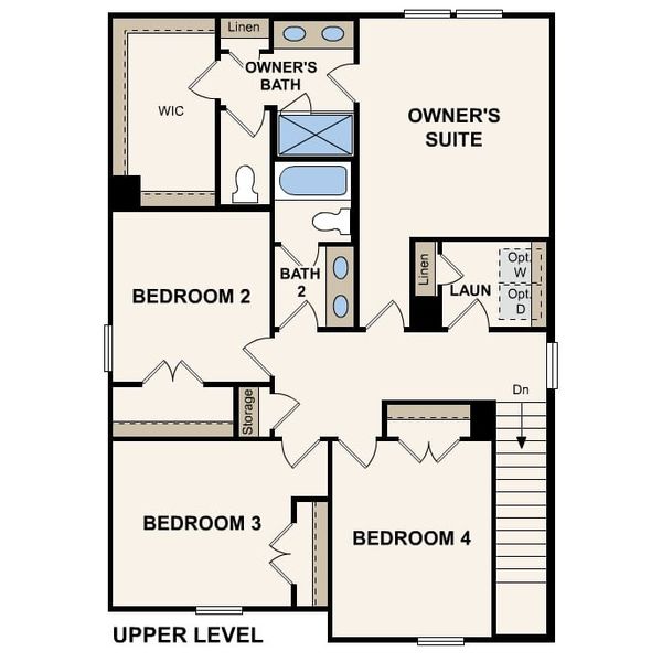 2D floor plan layout for the Rowan by Century Communities in Meadow Creek Village, Locust, NC (Image 4). 2D floor plan layout for the Rowan by Century Communities in Meadow Creek Village, Locust, NC (Image 4).
