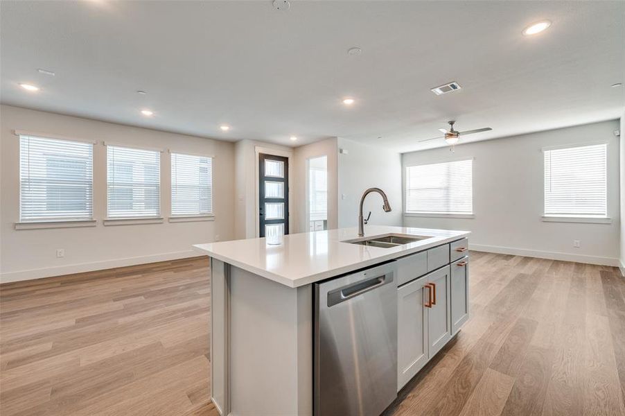 Furnished interior view inside a new home in Mosaic, Prosper (Image 10).