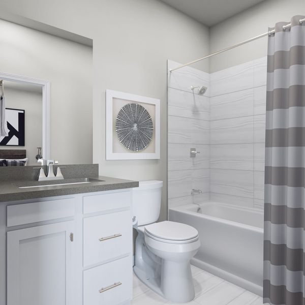 Furnished interior view inside a new home in Jubilee 50′, Hockley (Image 22).