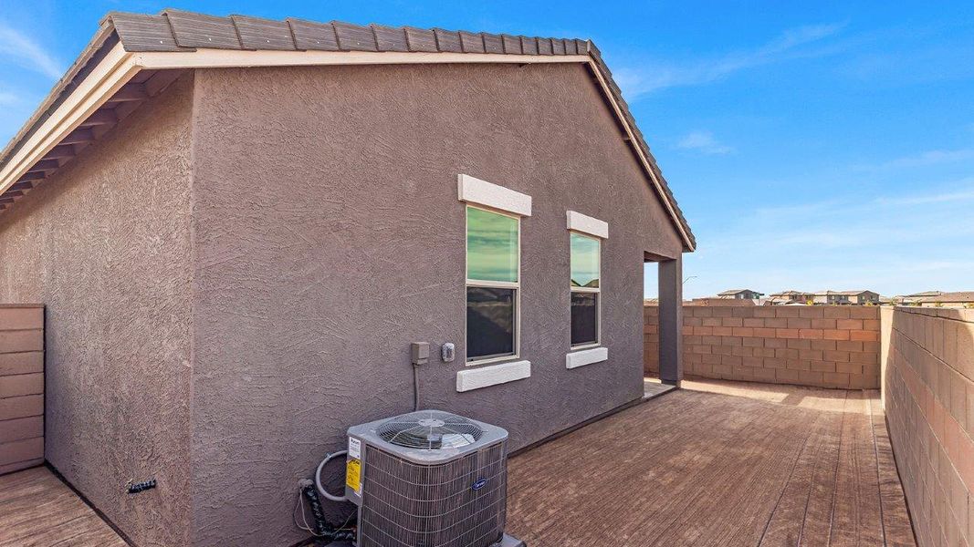 Representative exterior details of a home built from the Brooke by D.R. Horton in Coronet at Gladden Farms, Marana (Image 26). Representative exterior details of a home built from the Brooke by D.R. Horton in Coronet at Gladden Farms, Marana (Image 26).