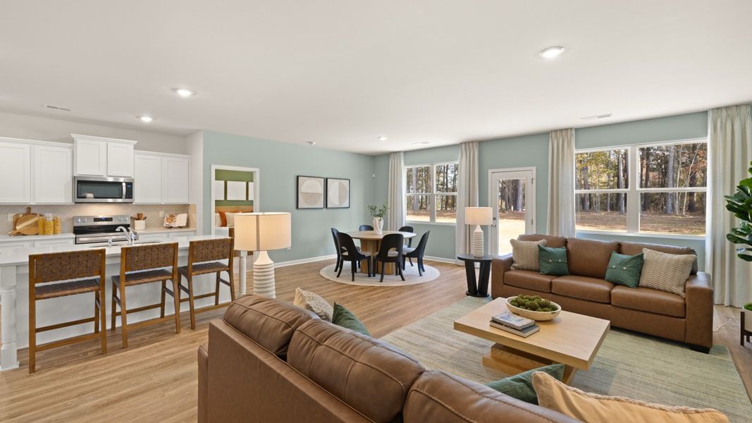 Representative furnished interior of a home built from the ARIA Express by D.R. Horton in WillowBrook, Winder (Image 18).