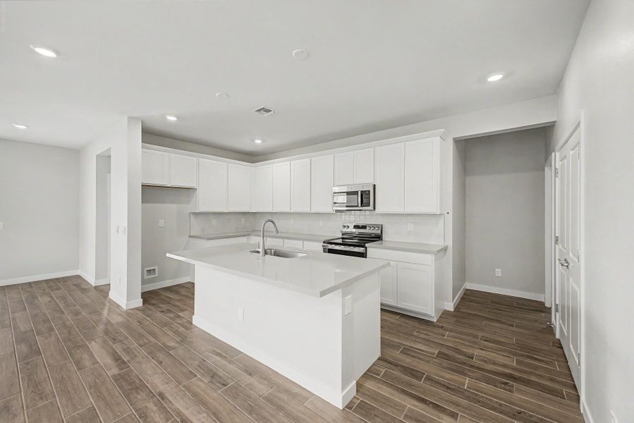 Furnished interior view inside a new home in Bentridge, Buckeye (Image 3).