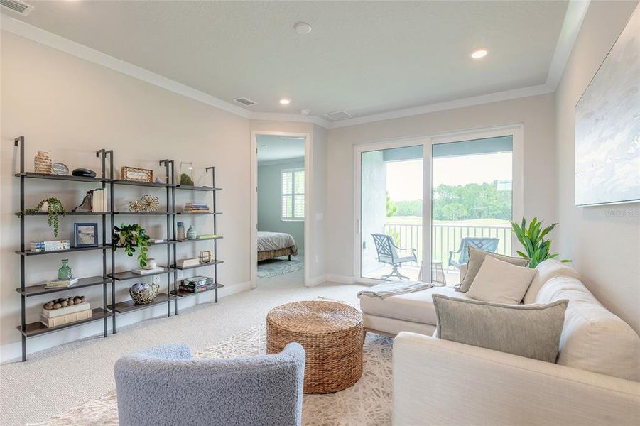 Furnished interior view inside a new home in , New Smyrna Beach (Image 29).
