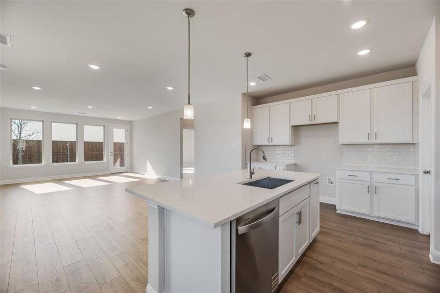 Furnished interior view inside a new home in Spiritas Ranch, Little Elm (Image 7).