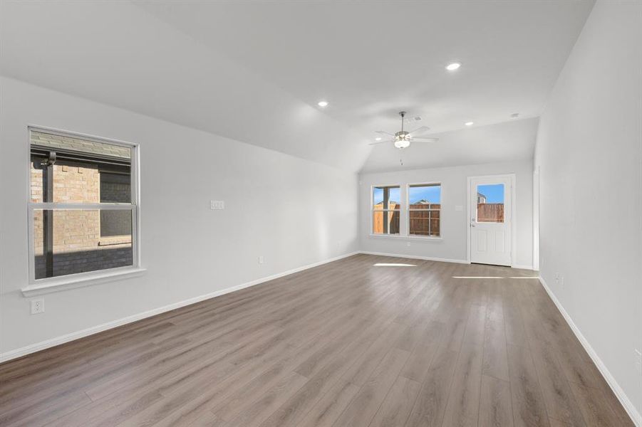 Spacious, unfurnished interior of a new home in Meadow Park, Denton (Image 29). Spacious, unfurnished interior of a new home in Meadow Park, Denton (Image 29).
