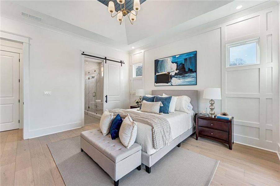 Furnished interior view inside a new home in , Cumming (Image 33).