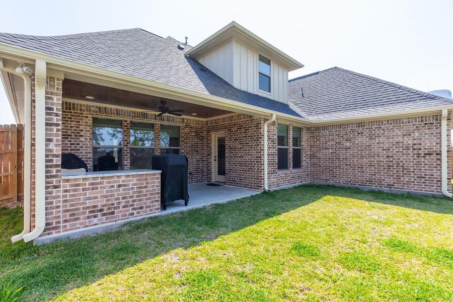 Exterior details and patio area of a home in , Lumberton (Image 2). Exterior details and patio area of a home in , Lumberton (Image 2).