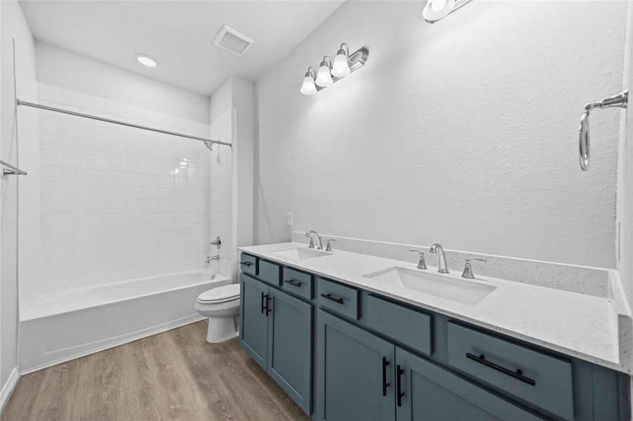 Furnished interior view inside a new home in , Houston (Image 3). Furnished interior view inside a new home in , Houston (Image 3).