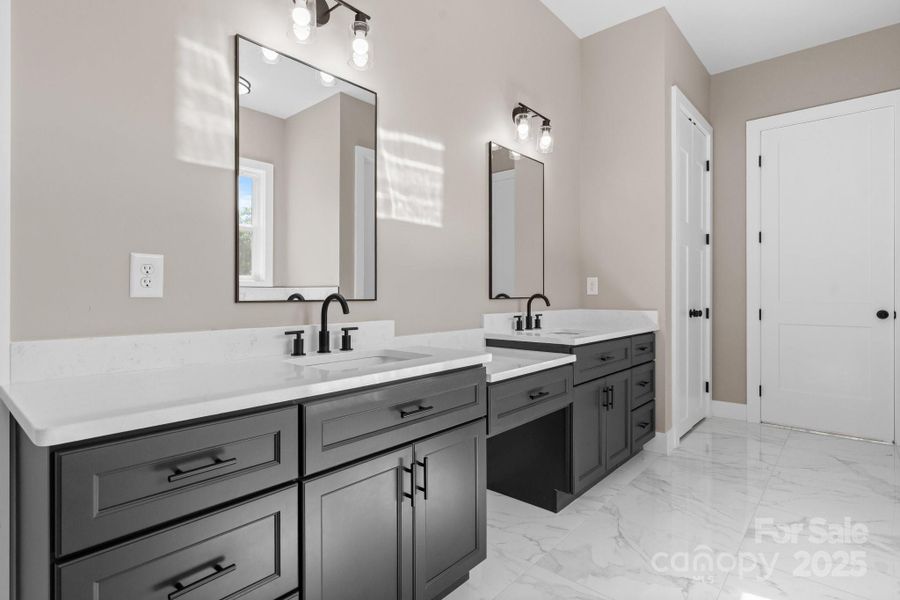 Furnished interior view inside a new home in , Hickory (Image 17).