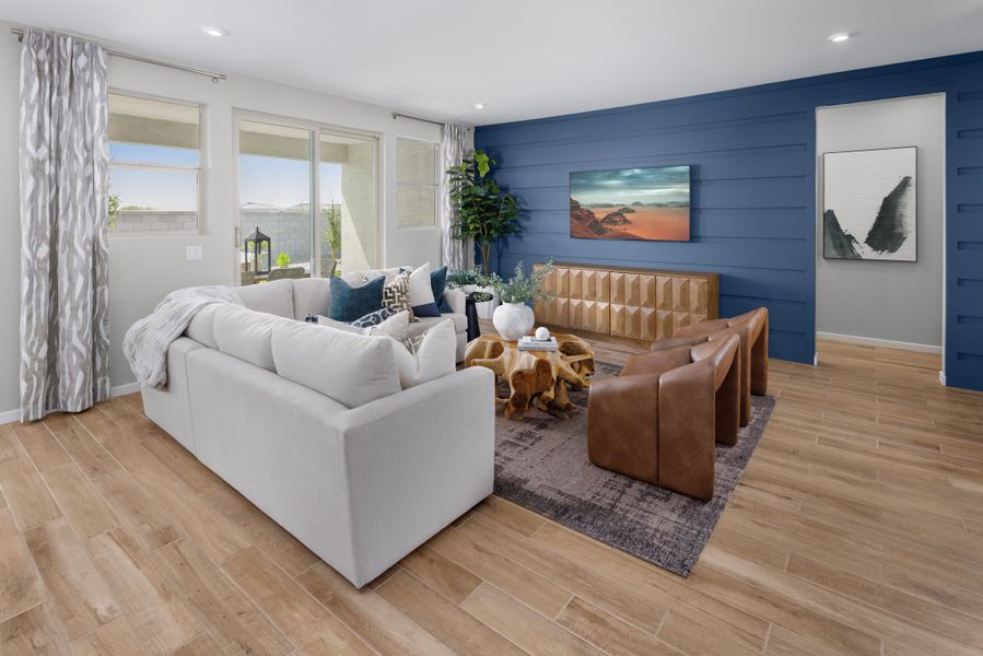 Representative furnished interior of a home built from the Imperial by Beazer Homes in Montana Vista - Summit, Buckeye (Image 12).