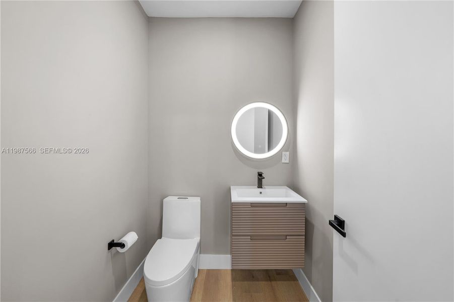 Furnished interior view inside a new home in , Miami (Image 11).