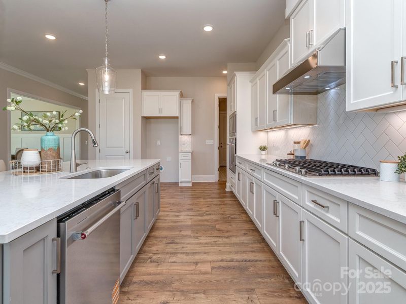 Furnished interior view inside a new home in , Clover (Image 17).