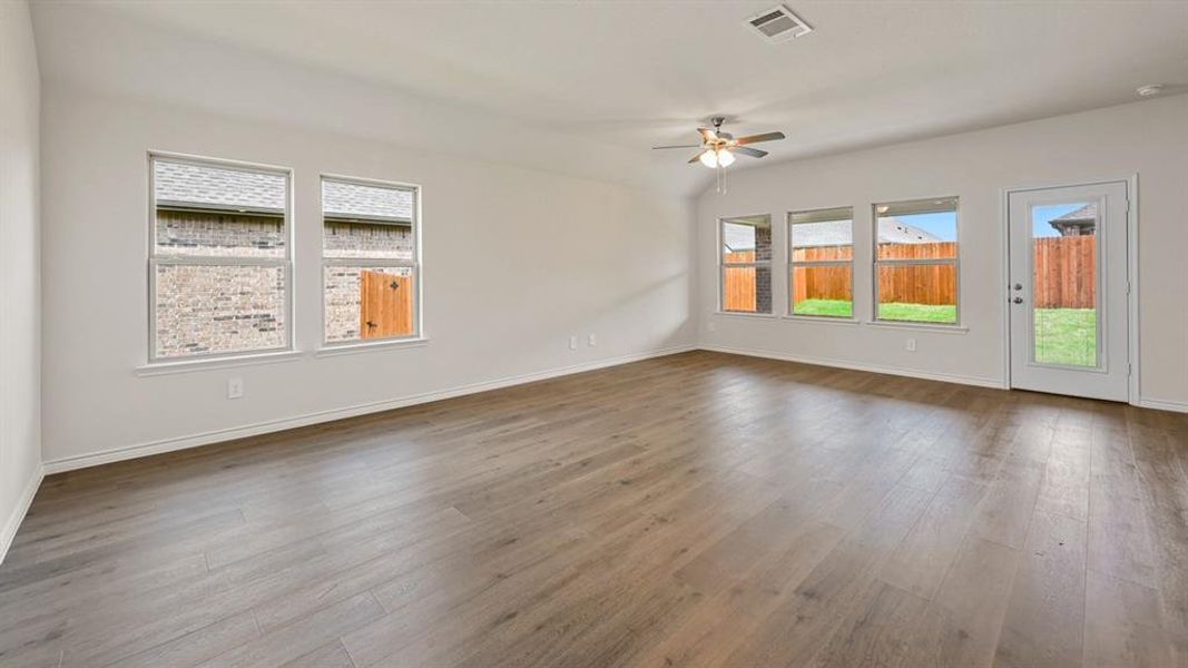 Spacious, unfurnished interior of a new home in Fireside by the Lake, Garland (Image 24). Spacious, unfurnished interior of a new home in Fireside by the Lake, Garland (Image 24).