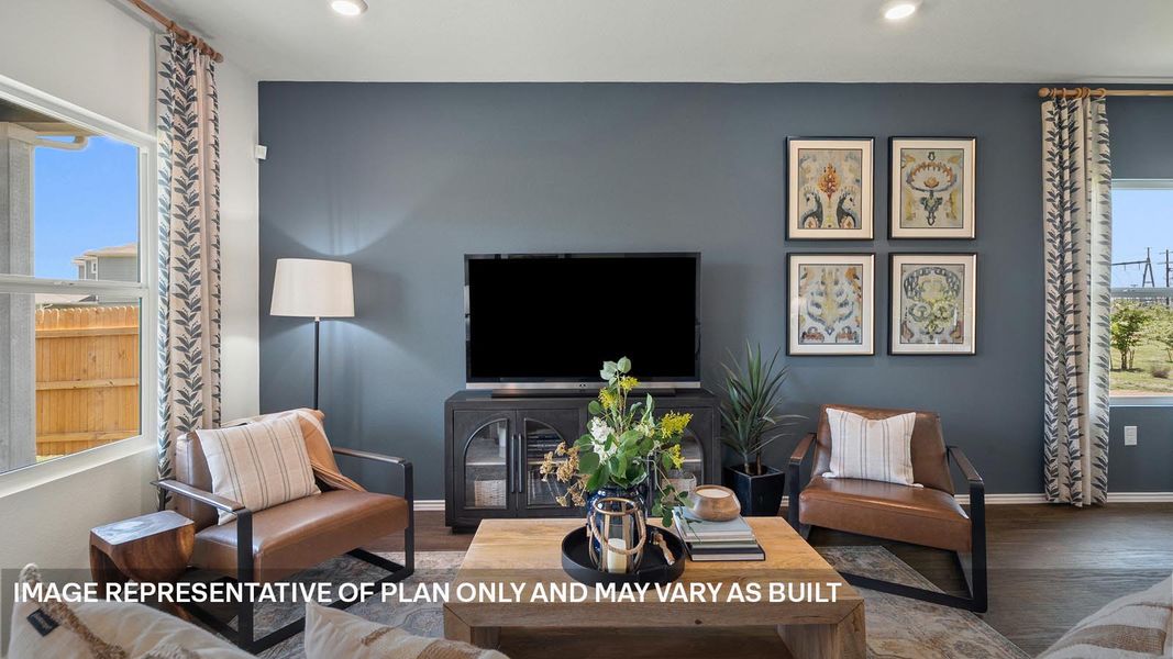 Furnished interior view inside a new home in Talavera, Kyle (Image 24).