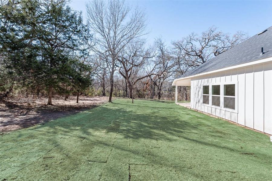 Exterior details and patio area of a home in , Azle (Image 3). Exterior details and patio area of a home in , Azle (Image 3).