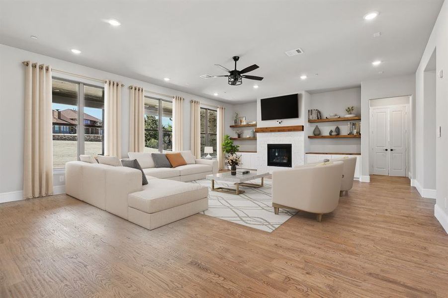 Living Room - Virtually Staged