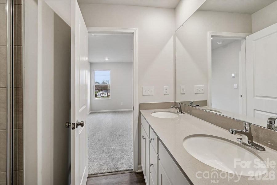 Furnished interior view inside a new home in , Statesville (Image 13).