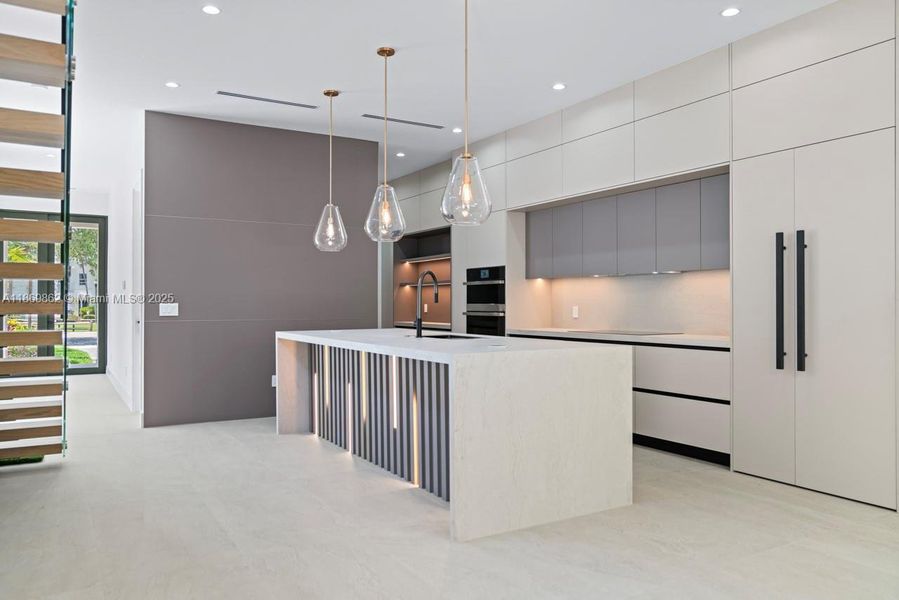 Furnished interior view inside a new home in , Fort Lauderdale (Image 10).