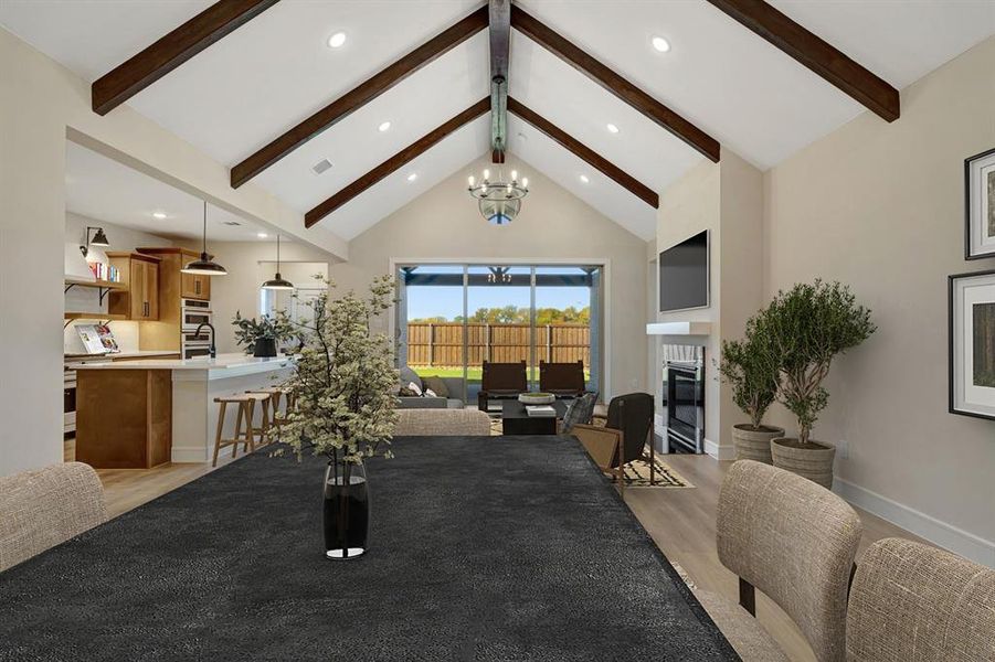 Furnished interior view inside a new home in Elevon, Lavon (Image 26).