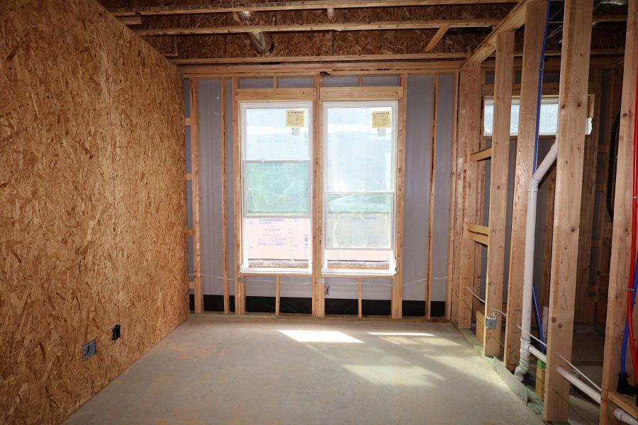 In-progress construction of a new home in Dunham Pointe, Cypress, TX (Image 25).