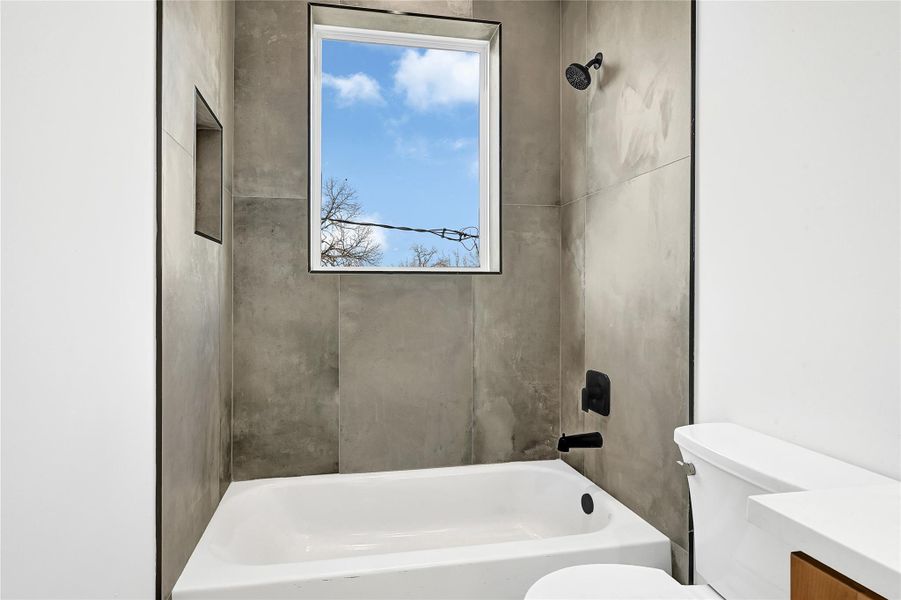 Furnished interior view inside a new home in , Houston (Image 15).