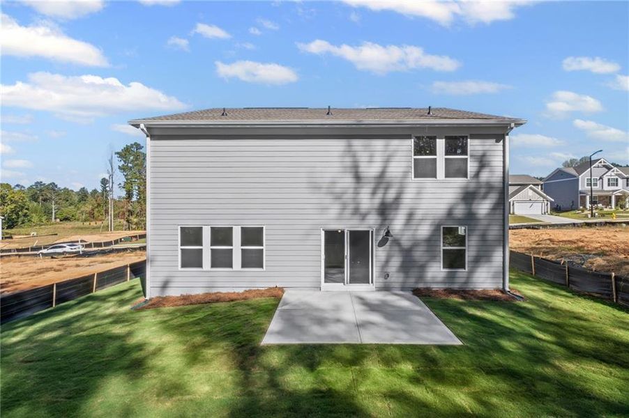 Exterior details and patio area of a home in Sage Woods, Dallas (Image 3).