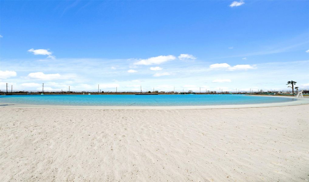 Cool off in the crystal clear lagoon!