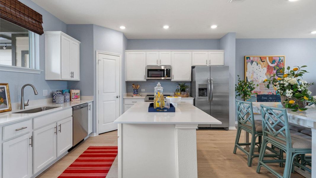 Furnished interior view inside a new home in Avery Centre, Round Rock (Image 16).